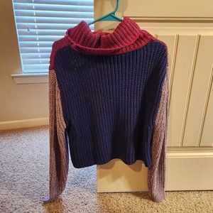 Color block sweater
